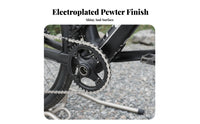 Cycle Chain Electroplated Finish Silver Bike Chain Wear-Resistant