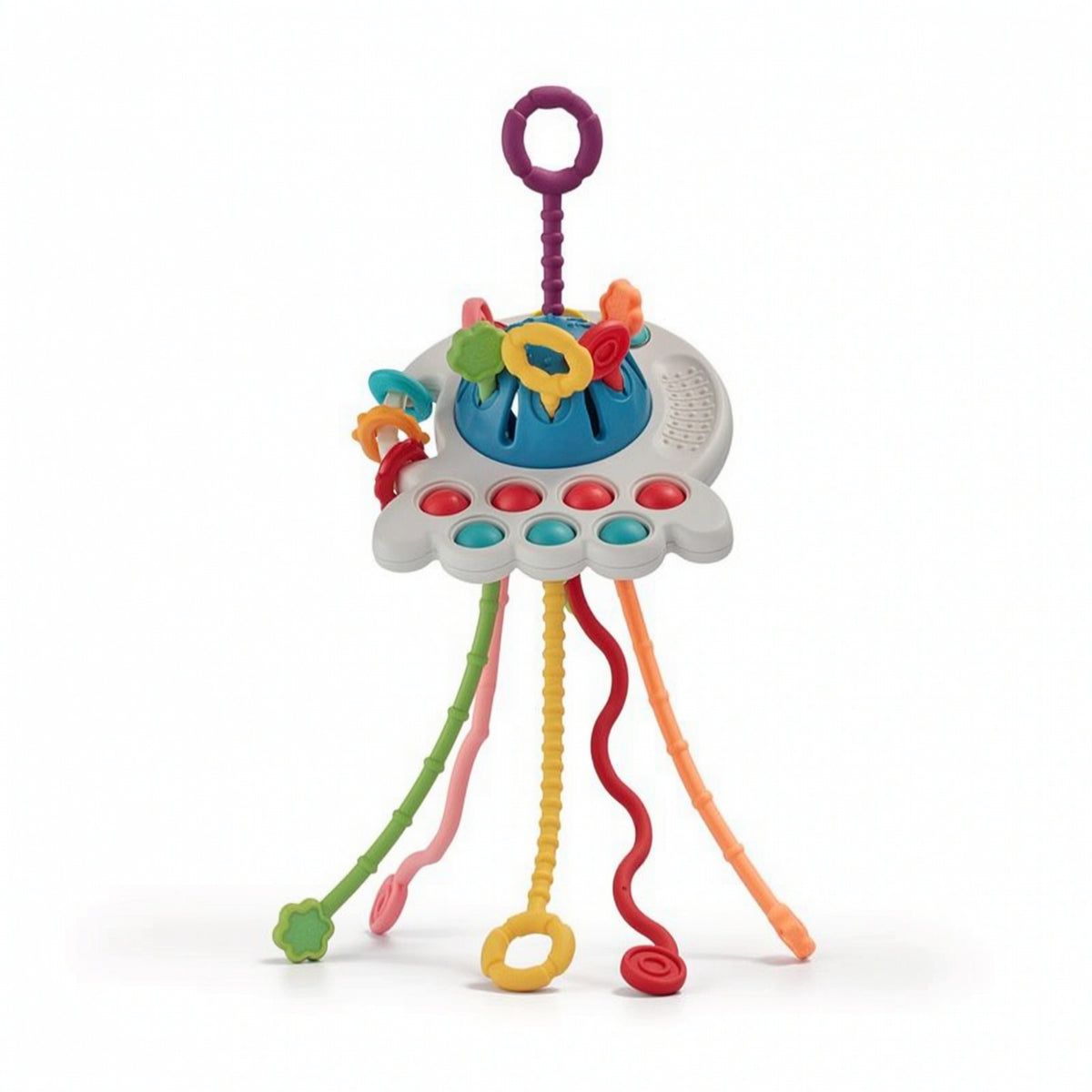 Pull-Cord Tentacle Toy Toy with Cords Flexible Baby Toy with Cords Engaging Sturdy for Toddlers