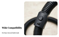 Easy to Install Vacuum Cleaner Hose Long-Lasting Corrugated Suction Hose Wear Resistant Flexible Vacuum Pipe Extendable for DIY Enthusiasts, Repair Professionals, Professional Cleaners, Home Cleaning, Workshop, Car Detailing