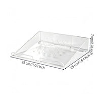 Acrylic Laptop Stand Transparent Vented Laptop Stand Open-Frame Desk Accessory