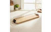 Bamboo Serving Tray Rectangular Bamboo Tray Polished for Hosts, Home Entertaining