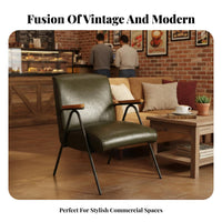 Retro Design Upholstered Dining Set Padded Seat Upholstered Metal Frame Chair Easy to Clean Cafe Furniture Safeguarding Floor Glides for Business Owners, Interior Designers, Event Planners, Dessert Shop, Lounge Area, Banquet Hall, Kitchen