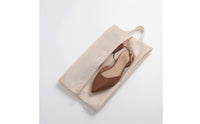 Slim Travel Shoe Bag Rectangular Zippered Shoe Bag Zipper Closure for Packing