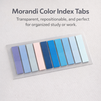 PET Sticky Notes Transparent Index Tabs for Notebooks Planners, Removable Reusable Divider for Students Repositionable Bookmark Markers