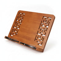 Book Rack with Retaining Lip Multifunctional Desktop Book Stand Hard-Wearing Holder for Readers, Desk, Learning