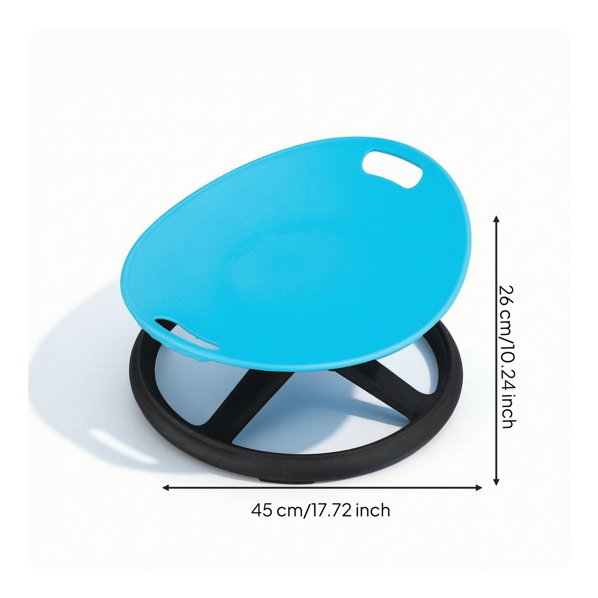 Stable Sensory Training Chair Safe Balance Training Chair Low-Height Toddler Rotating Seat Smooth for Playroom