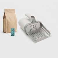 Cat Litter Scooper with Deep Bucket, PP Material Litter Sifter and Cat Scooper for Large Capacity Waste Management in the Litter Tray Holder