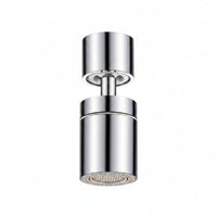 360 Degree Rotation Swivel Faucet Extender Easy Installation Anti Splash Faucet Aerator Water Saving Rotating Sink Nozzle Leak Proof for Kitchen