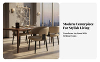New Chinese aesthetic Upholstered rearrest Chair Light Luxury Curved rear Side Chair Minimalist Design Dining Room Seating for Homeowners, Restaurant Owners, Hotel Managers, Kitchen, Study, Home Office