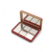 Makeup Organizer with Mirror Matte Makeup Case with Mirror Cosmetic Storage Box Travel-Friendly Cosmetic Box Portable