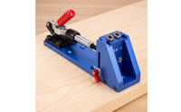 Adjustable Pocket Hole Jig Accurate Pocket Hole Jig with Clamp Long-Lasting Easy to Use for DIYers, Cabinet Making
