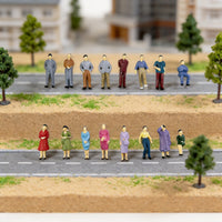 1:50 Scale Model Building Figures Set of 16