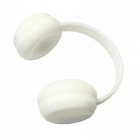 Cute Design 17cm Cotton Doll Accessory New Design Miniature Doll Headphones Ideal Gift Plastic Toy Headset Lightweight for Children, Dollhouse Play