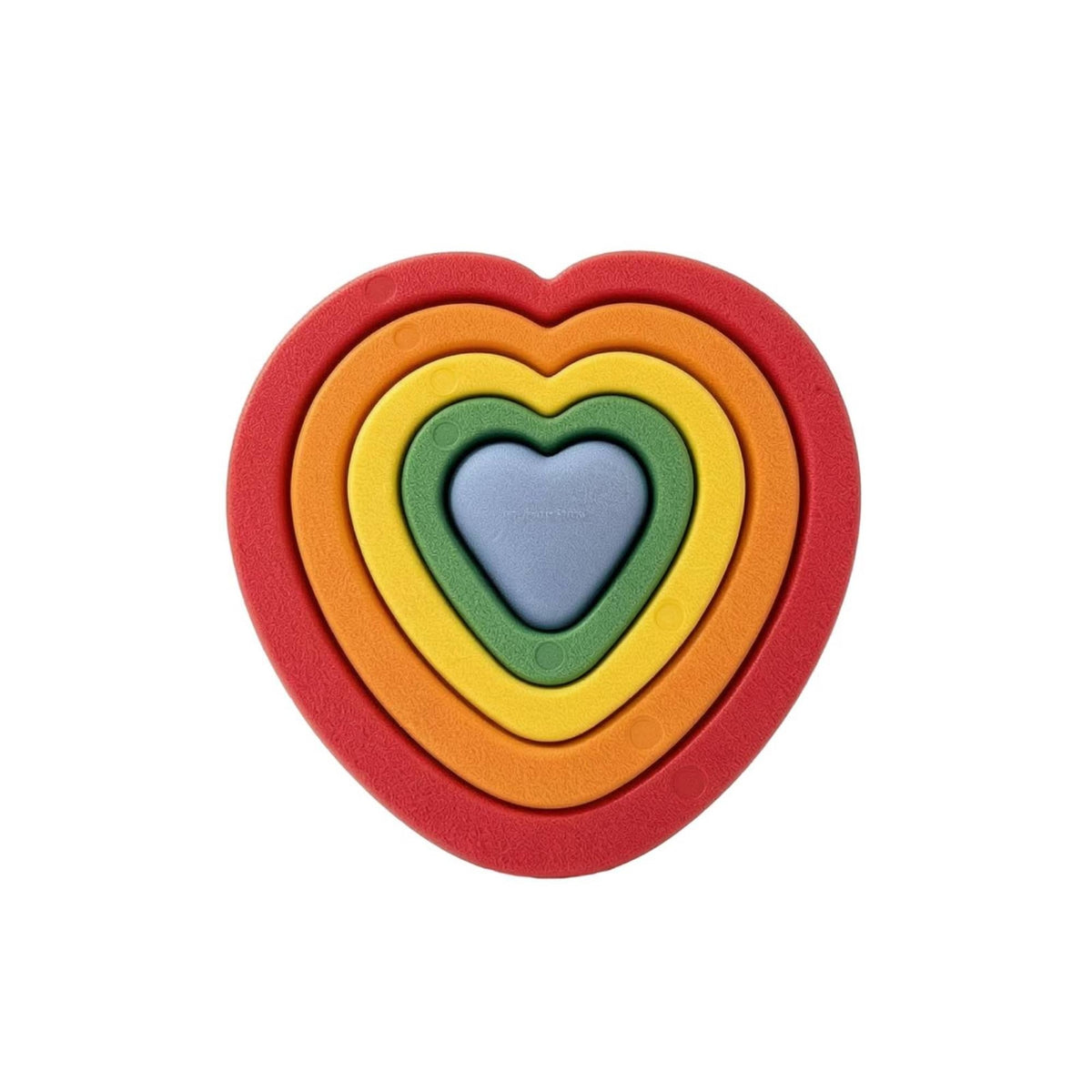 5 Pieces Stackable Heart-Shaped Stepping Stones Indoor-Outdoor Foam Stepping Stones Sturdy Toy Long-Lasting for Children, Playroom
