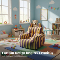 snug and Comfortable Cartoon creature Chair Child-Safe Design Toddler Seat Lightweight children's Furniture Easy to Clean for Toddlers, Infants, Preschoolers, literacy Corner, Nursery, Playroom, Bedroom