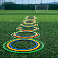 Agility Rings for Soccer Basketball Training, Kids Hopscotch Exercise Rings
