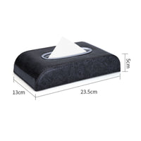 Cute Design Car Tissue Box Non-Slip Car Tissue Holder Decorative Vehicle Add-on Easy to Grab for Middle Console