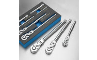 6 Pieces Articulating Head Ratchet | fast-release, Reversible, articulating head Ratchet Set, for Tight areas