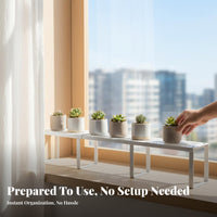 Narrow sill Rack Easy Assembly glazed openingsill Shelf Adjustable Length