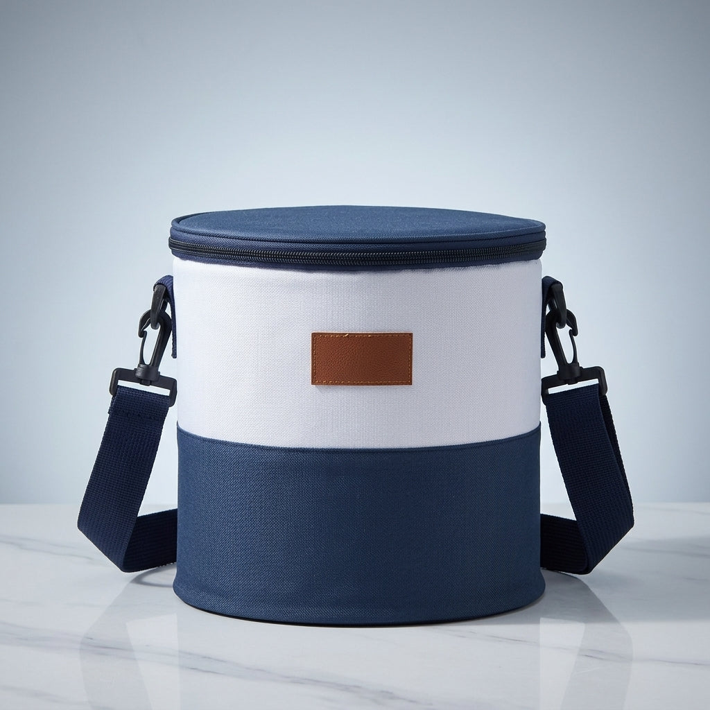 Lunch Box and Insulated Bag for Men and Women, Waterproof Oxford Cloth Cool Bag for Food Storage, Handheld Delivery Bag, Durable 10L Camping Bag
