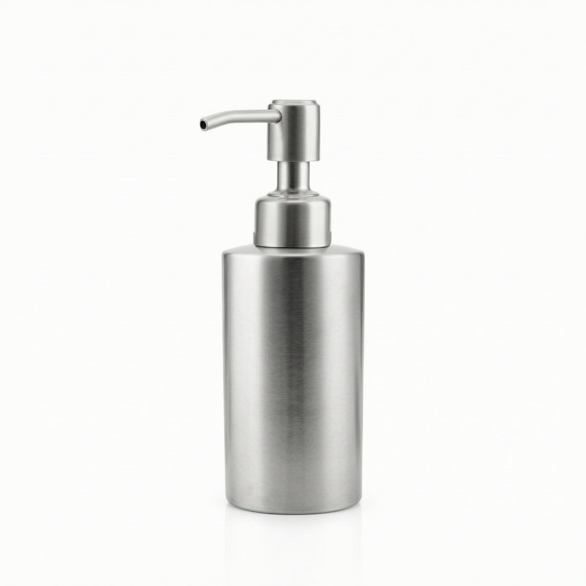 Stainless Steel Lotion Bottle Brushed Bottle with Pump Minimalist Dispenser with Pump Refillable for Bathroom, Shower, Kitchen Sink