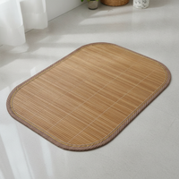 Pet Cooling Mat Double-Sided Rattan Bamboo Summer Pad for Cats and Dogs