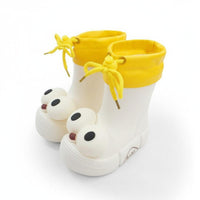Non-Slip Sole Big Eye Waterproof Boots Easy to Clean Cartoon Eye Rain Boots Pull-on Loop Children's Footwear for Toddlers, Boys