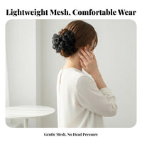 Airy-Like Hair Fastener Adds Volume Airy Hair Fastener Elegant Design Cute for Women, Everyday Wear, Leisurely Outinging Ings