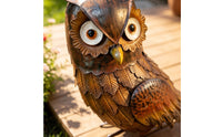 Figurine Decorative Statue Handcrafted Metal Bird Sculpture for Homeowners, Porch