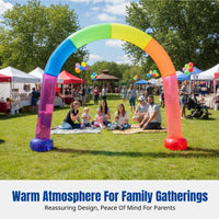 Large Custom Rainbow Inflatable Arch, Lighted PVC Airtight Square Archway, Outdoor Event, Festive