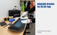 Ski Waxing Kit, Snowboard Tuning Kit, Waxing Iron, Complete Maintenance Tools for All Boards, Random Accessories