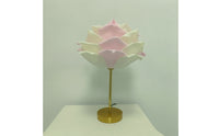 Floral Table Lamp with Rose Shade Gold Rose Lamp Decorative Elegant for Bedroom, Wedding
