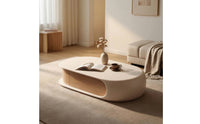 Coffee Table with Storage Low-Profile Minimalist Coffee Table Modern Furniture for Living Room, Lounge
