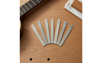 Ukulele String Slot File Precision Ground Guitar Nut File Set Construction Classical Guitar Nut Shaping Tool for Luthiers, Instrumentalists, Workshop