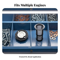 Prevents Impurities Fuel Container Cap and Filter Set Direct Replacement Container Cap with Strainer Easy Installation for Refueling
