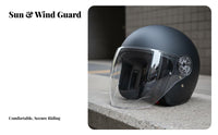 Ultra-Clear Helmet Visor Scratch-Resistant Helmet Face Cover Wind-Proof Electric Scooter Visor Windproof