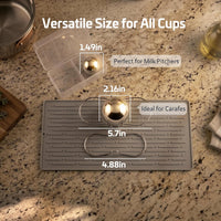 2-Piece Mixed Size Espresso Cooling Balls, Stainless Steel Coffee Chilling Balls, Food-Grade