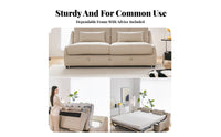 Flip-over Daybed 2-in-1 Design Sleeper Sofa Multi-Functional transformable Couch for Apartment Dwellers, Hosts, Living Room, Small Spaces, Home Office