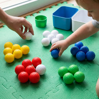 Toy Golf Balls for Children's Backyard Fun and Learning, Unisex Plastic Set
