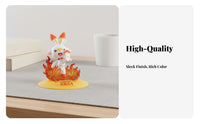 Small Character Figurine PVC Material Anime Figure Ornament Good Detail Cartoon Character Ornament for Collectors, Gaming Fans, Shelf, Bedroom