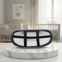 Comfortable Stroller Support Pad Ventilated Cushion with Straps Lightweight Mesh Support Cushion Supportive for Baby