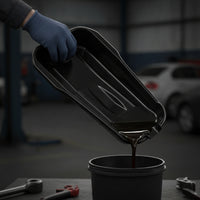 Oil Drain Pan Simple to Clean Oil Changing Catch Drip Tray Lightweight for Hobbyists, Garage, Workshop