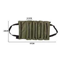 Multi-Pocket Tool Bag with Zippered Compartments Portable Roll up Tool Bag Compact Sturdy for DIYers, Mechanics, Electricians, Garage, Workshop, Car Repair