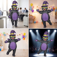 Inflatable Sorcerer Cat Costume Full-Body Cat Costume Comfortable Inflatable Suit for Teens