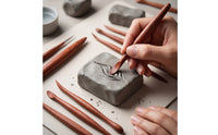 7 Pieces Clay Sculpting Tools Comfortable Wooden Clay Sculpting Tools Lightweight Wooden Modeling Sticks for Art Class