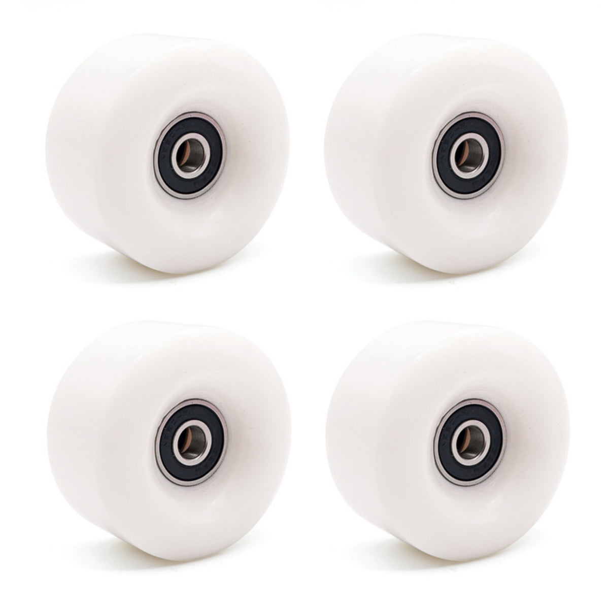 4 Pieces Roller Skate Wheels with Bearings Polyurethane Skate Wheels with Bearings Replacement Ready-to-Install for Skaters