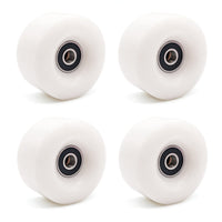 4 Pieces Roller Skate Wheels with Bearings Polyurethane Skate Wheels with Bearings Replacement Ready-to-Install for Skaters
