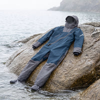 Hooded Dry Suit Frontfront closurePiece Dry Suit Visibility Drysuit for Kayakers