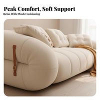 Sofa Bed with Pet House Multi-Functional Pull-expandable Loveseat Bed Foldable Design transformable Couch for Homeowners, Guests, Living Room, Bedroom, Office