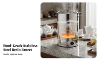 Keep Warm Function Electric Water Boiler Automatic Boiling Electric Hot Water Dispenser Quick Heating Large Capacity Insulated Barrel Adjustable Temperature Control for Restaurant Employees, Deactivate Ice Workers, Restaurants, Deactivate Ices